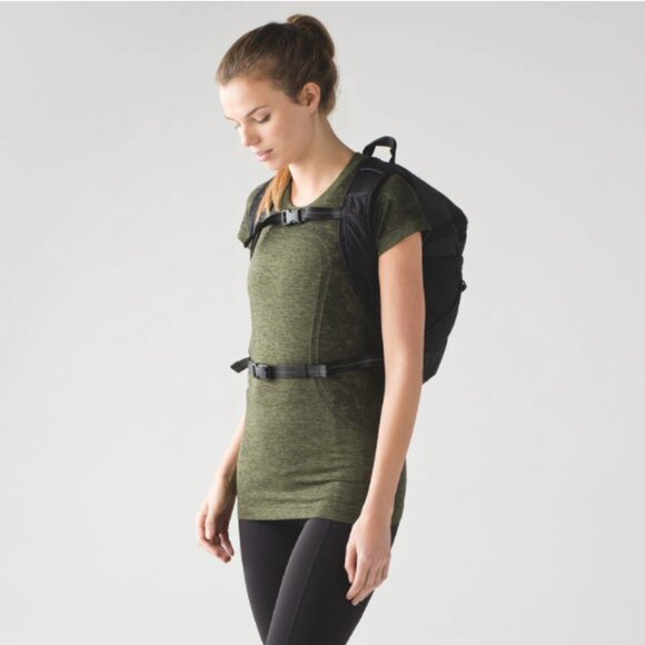 Lululemon Swiftly Tech Short Sleeve Crew Camo Dark Olive Brave Olive Size 4 - Picture 3 of 11